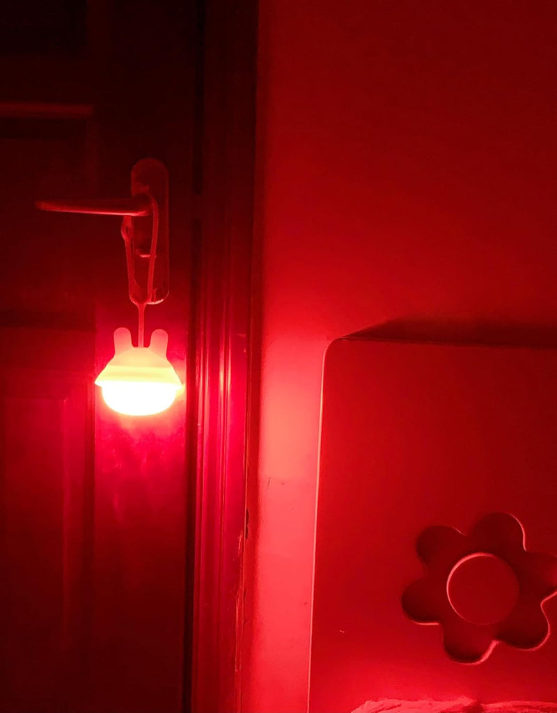 Baby Travel Night Light, Rechargeable Portable Night Light for Car Seats, Cribs & Strollers, Soft Glow Eye-Caring