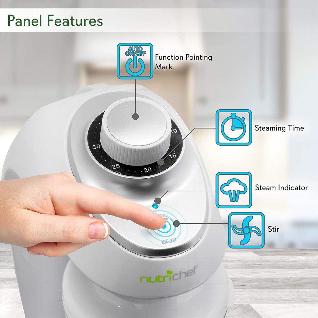 Baby Food Maker | in-1 Steam Cooker & Puree Blender | Adjustable Steam Timer | Blend Organic Food for Babies