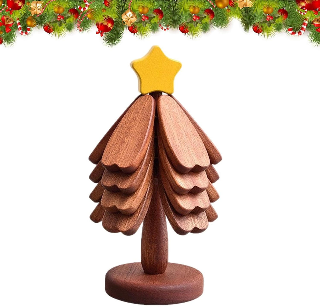 Wooden Trivets for Hot Dishes, Wooden Tree Trivet Set