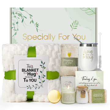 Sympathy Gifts Baskets for Loss of Loved One, Bereavement Gifts Care Package for Women Grieving, Condolences Gift