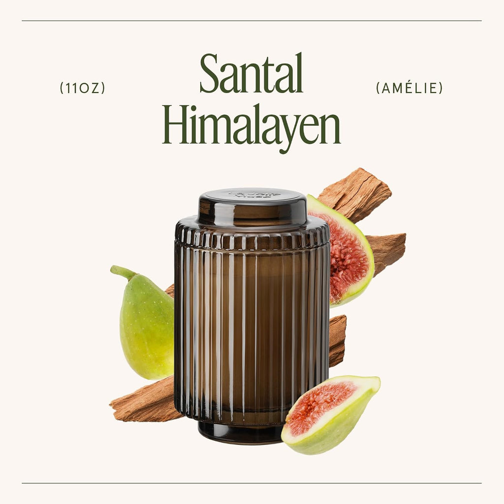 Sandalwood Scented Candles, Natural Soy Wax, 11 oz - Set of 123
