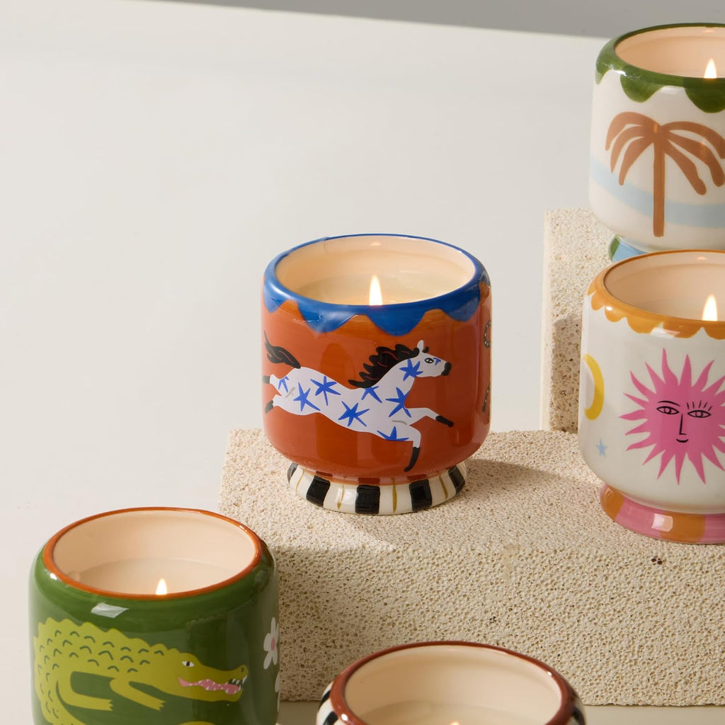 A Dopo Scented Candle, Horse, Sienna Sunset, 8 oz - Set of 8