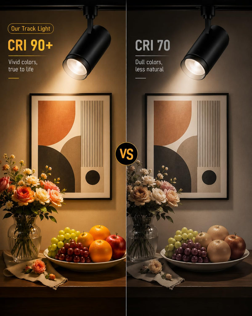 30W Zoomable LED Track Lighting Heads, Remote Control H Type Track Light Fixtures, 15°-60° Beam Angle