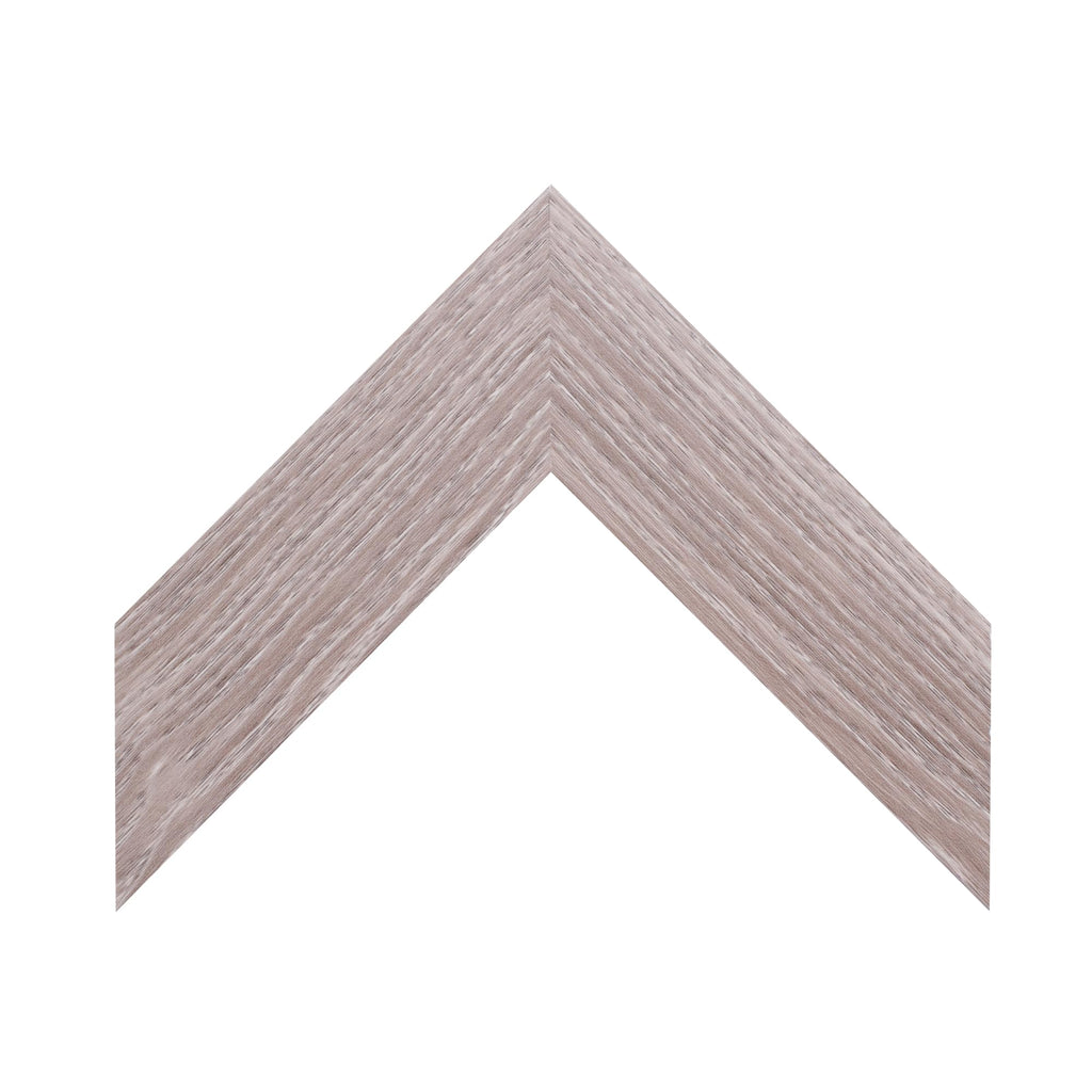 Add A Frame - Driftwood Custom Size Mirror Frame Border Kit - Ideal - Moisture Resistant - Weston Design - Mirror NOT