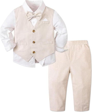 Baby Boys Suit Toddler Gentleman Formal Outfits - 9 Years
