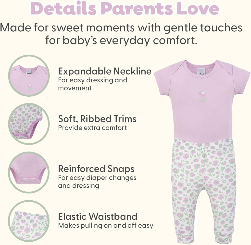 15pc Newborn Girl Clothes, 0-3 Months Baby Outfits Gift Set