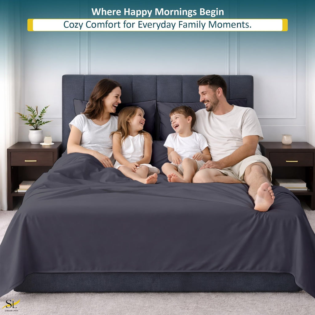 RV Full Bunk 4 Piece Sheet Set 42x80, Ultra Soft Microfiber RV Bed Sheets, Breathable Cooling Camper Bedding, Deep