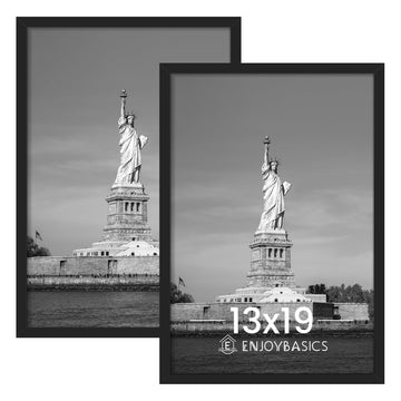 13x19 Picture Frame, Wall Gallery Frames Set of 2, Black