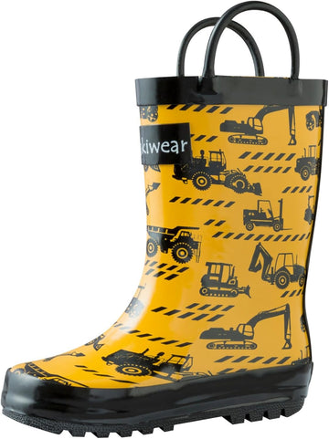 Toddler Rain Boots - Perfect Kids Rain Boots for Any Weather - Durable Rubber Baby Rain Boots Keep Little Feet Dry