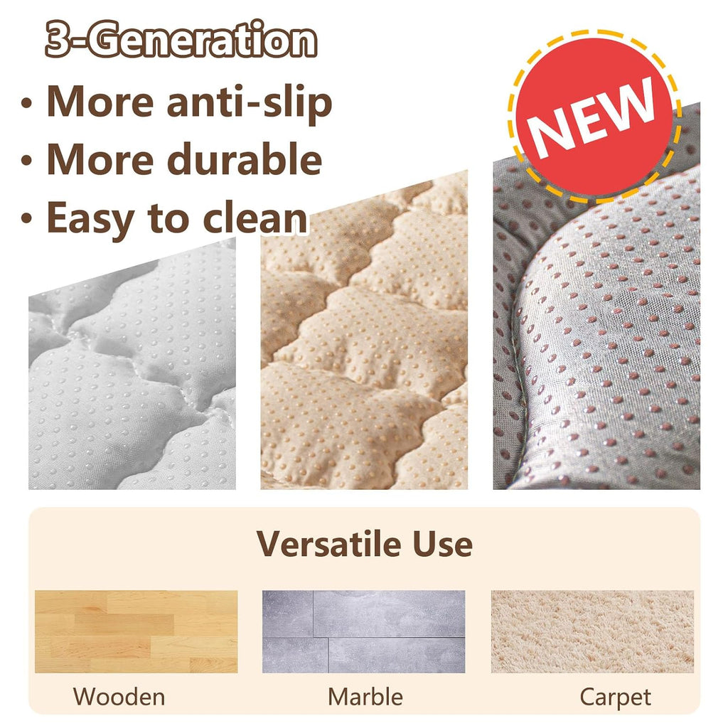 Play Mats for Floor, 71x59 Playpen Mat with Machine Washable