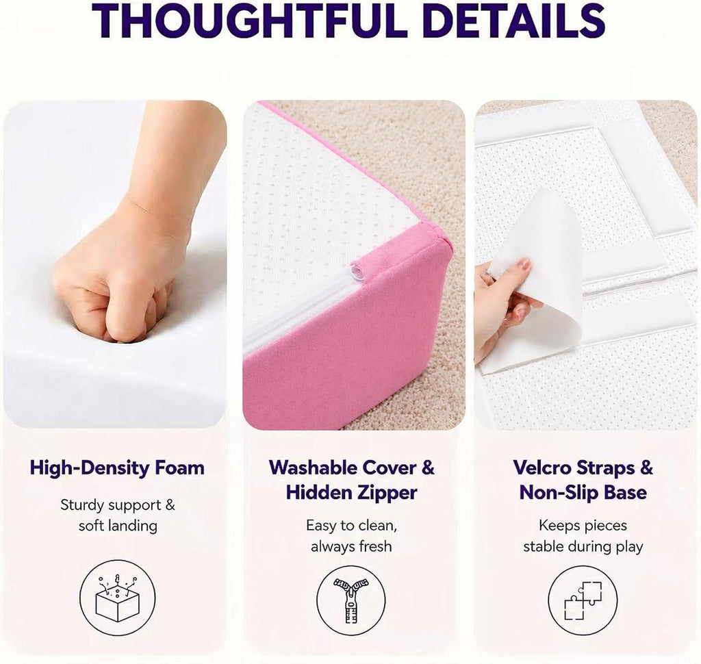 Soft Foam Climbing Blocks for Toddlers, Piece Baby Foam Climbing Blocks, Indoor Climbing Toys, Ideal Gift for Kids