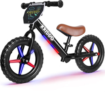 Toddler Balance Bike 2 Years Old with LCD Writing Tablet