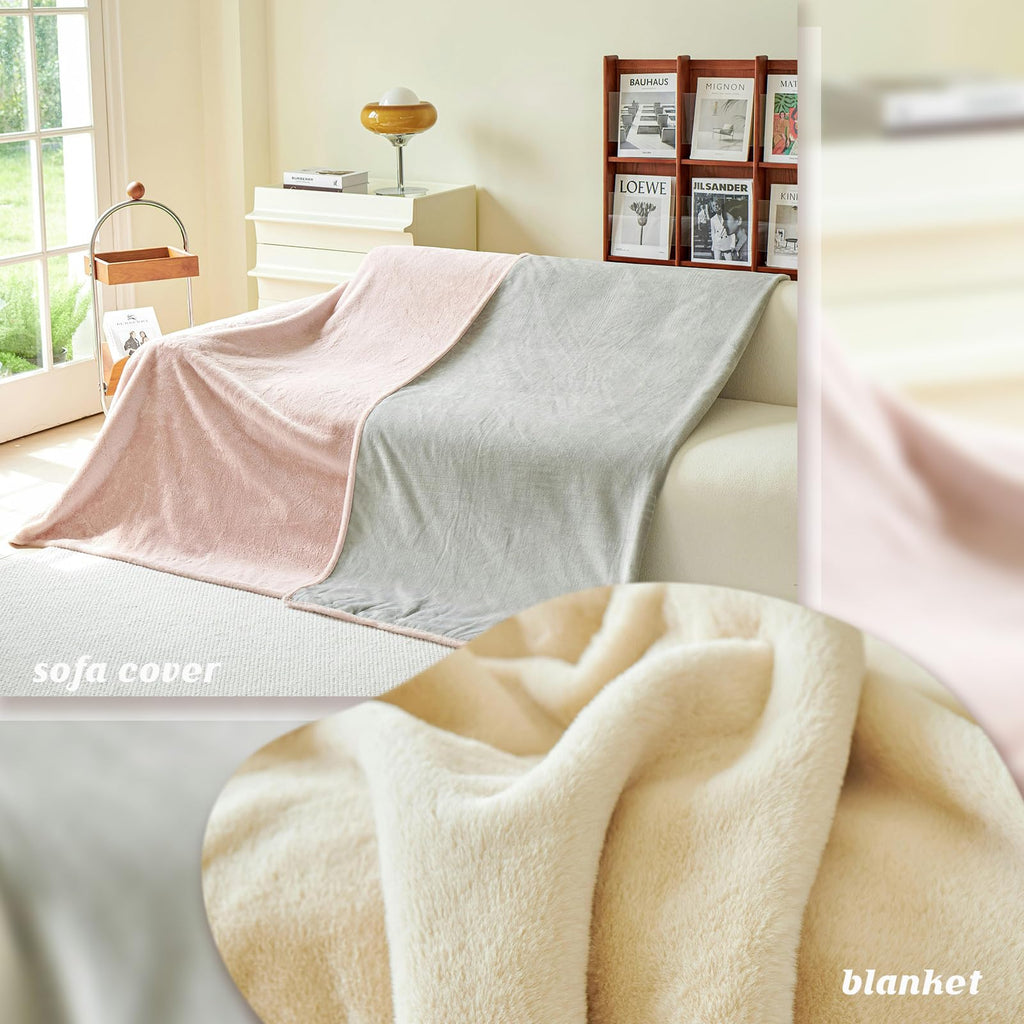 Polar Fleece Fabric by The Yard Soft & Warm Material for Blankets, Clothing, Crafts, Sofa Cushion & DIY Sewing - 63"