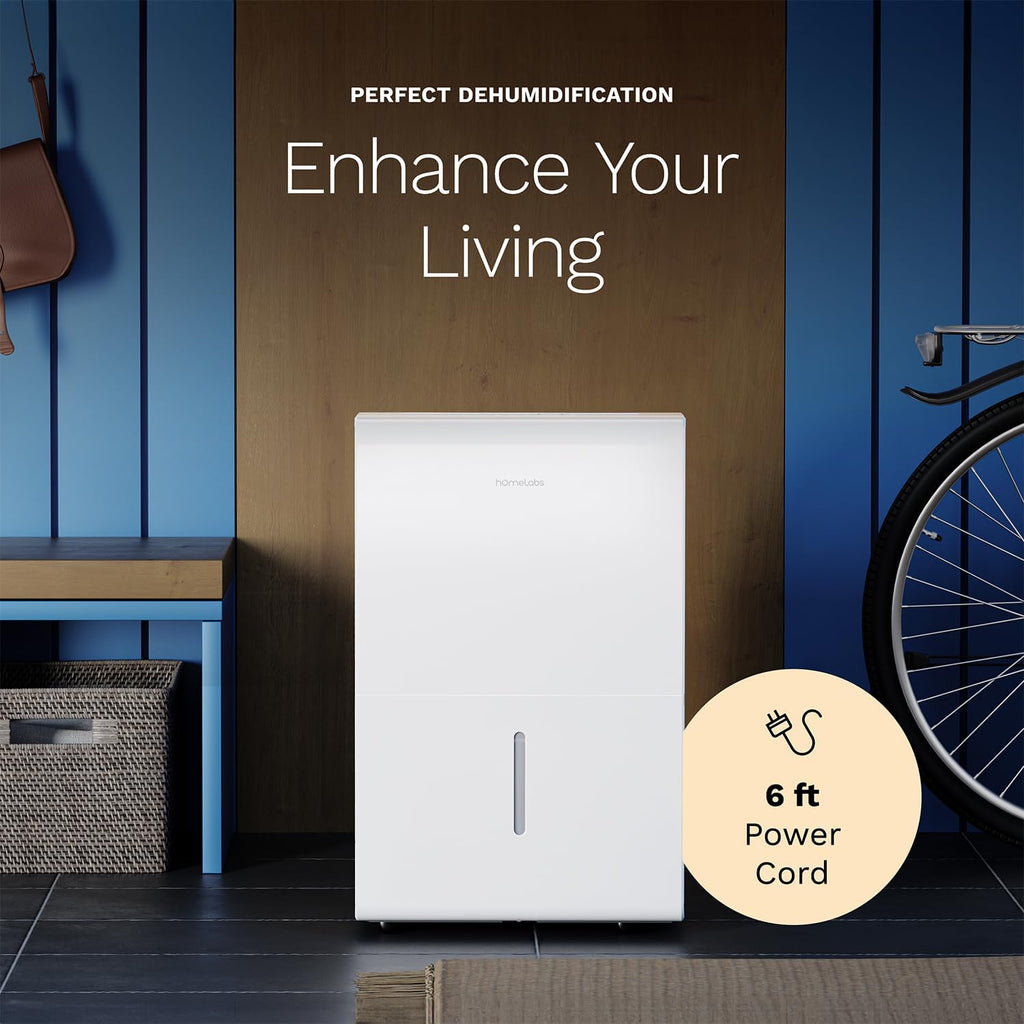 Dehumidifier 7,000 Sq Ft Wi-Fi (50 Pint MAX 120 Pint at 95°F, 90% RH) for Home, Office