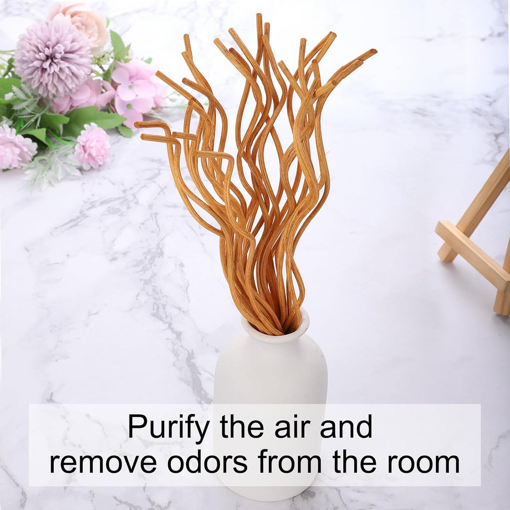 28CM/11 Rattan Reed Diffuser Sticks Rattan Wavy Refill Stick - Set of 50