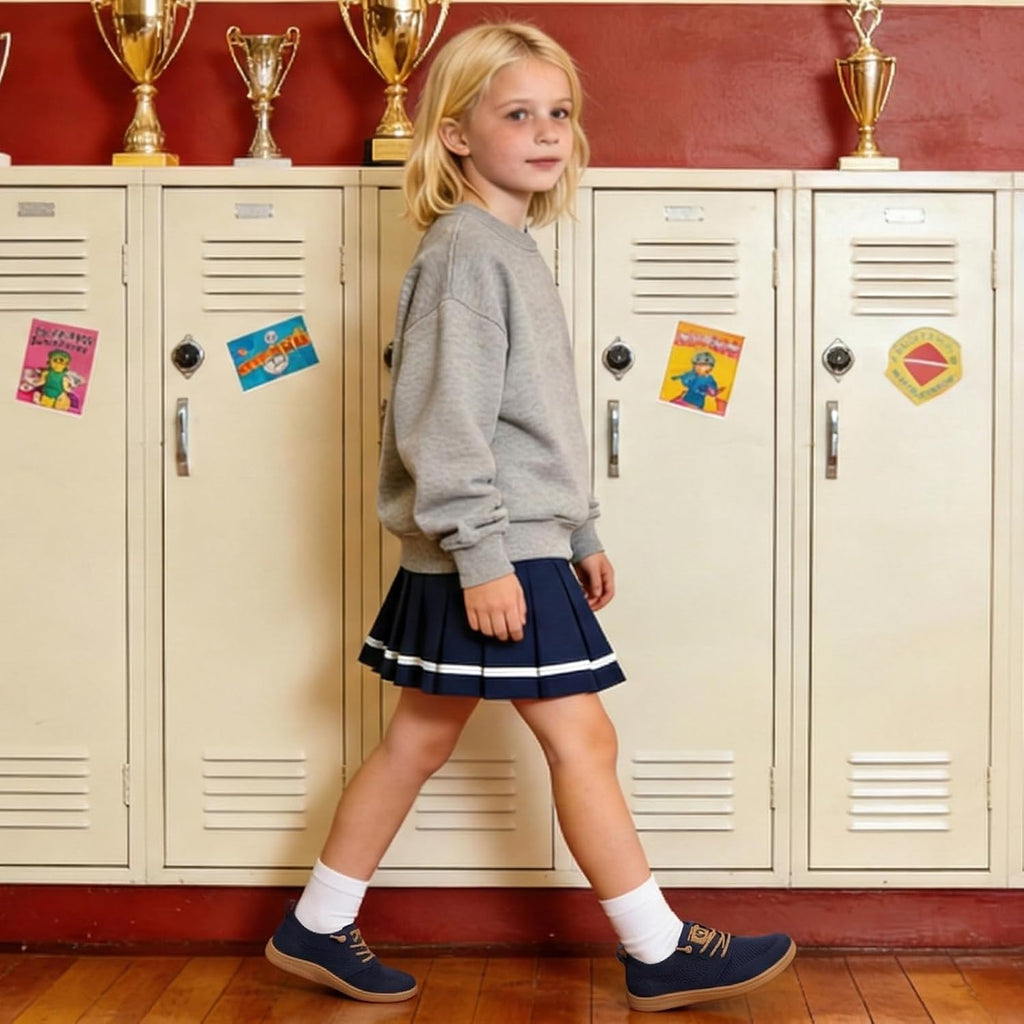 Toddler Shoes Wide Kids Shoes Boys Girls Barefoot Sneakers Slip On Tennis Sneakers Zero Drop Minimalist Breathable