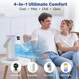 Portable Air Conditioners Desktop AC Unit with Water Ice Cooling Mist