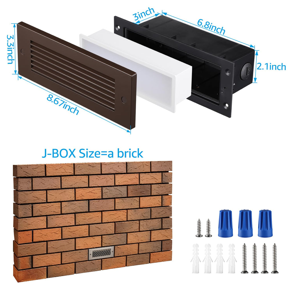 Update 5CCT LED Step Lights, 120V-277V, Oil Rubbed Bronze