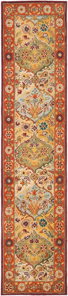 Heritage 12' x 15' Multi / Red Handmade Traditional Oriental Premium Wool Area Rug