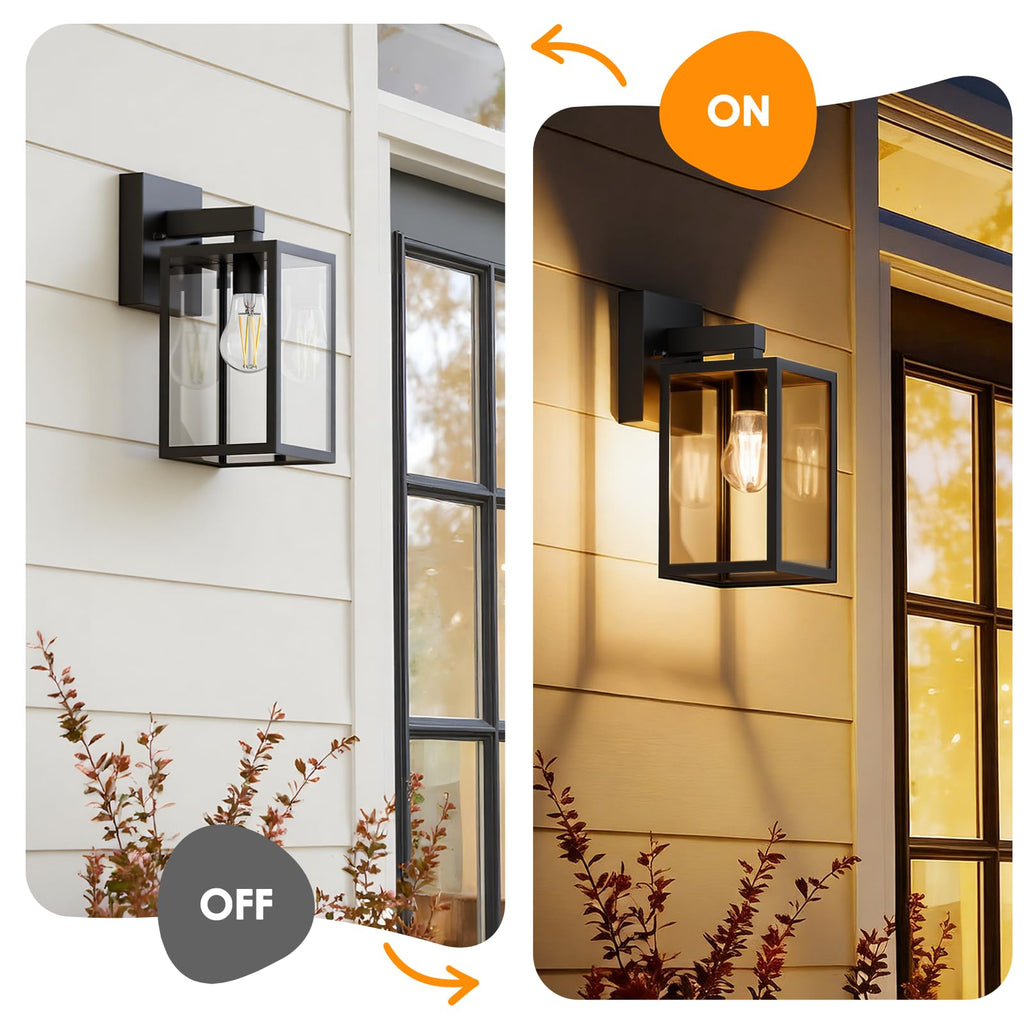Outdoor Wall Light, Waterproof Exterior Porch Lighting Fixture