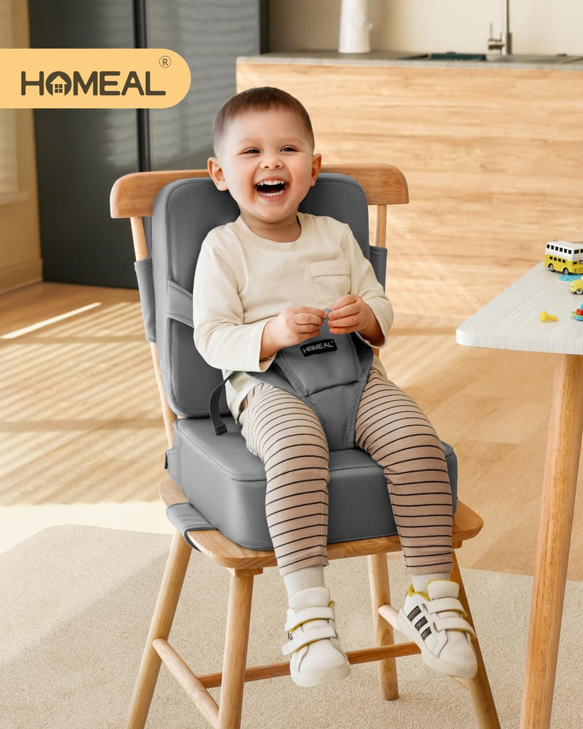 Booster Seat Chair, Breathable Toddler Booster Seat for Dining Table