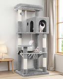 Cat Tree Tower with Scratching Post for Indoor Cats