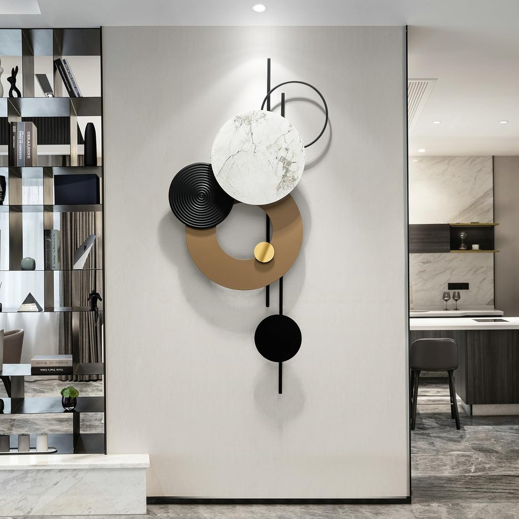 Large Metal Wall Decor Modern Metal Wall Art 3D Wall Sculptures