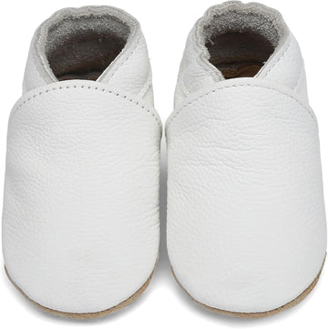 Genuine Leather Baby Booties Soft Sole Toddler Walking Shoes Flexible&Breathable Baby Slippers for First Walkers Boys