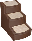 Pet Gear Easy Step III Pet Stairs, 3 Step for Cats/Dogs, Removable Washable Carpet Treads, for Pets Up to 150lbs