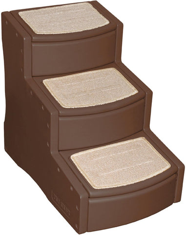 Pet Gear Easy Step III Pet Stairs, 3 Step for Cats/Dogs, Removable Washable Carpet Treads, for Pets Up to 150lbs