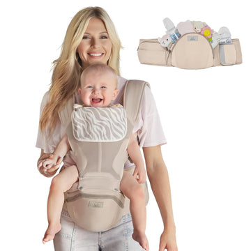 StowNGO Pro Safety-Certified Ultra Storage Baby Carrier, Khaki