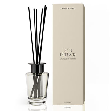 Oud Wood Oil Reed Diffuser Set, 3.4 Fl Oz Reed Diffusers