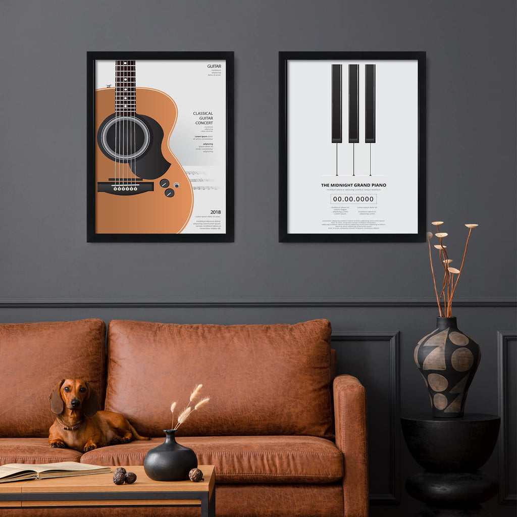 18x24 Poster Frame 2 Pack, Black 18 x 24 Picture Frames