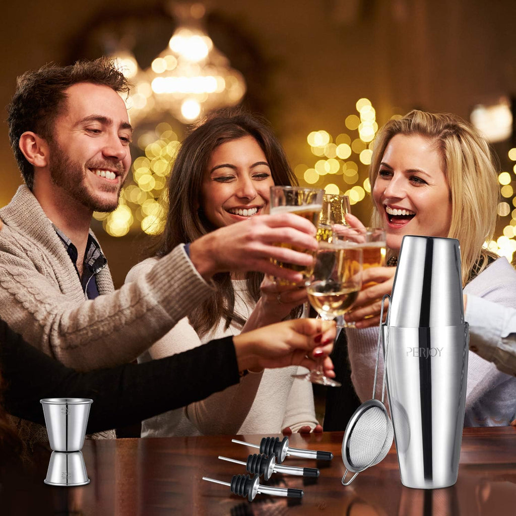 Cocktail Shaker Set, 16 Piece Bartender Kit, Cocktail Shaker, Stainless Steel Bar Set Accessories, Coktail Set