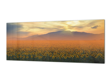 Stylish glass backsplash - Photo glass upstand Art Series BBS03C: