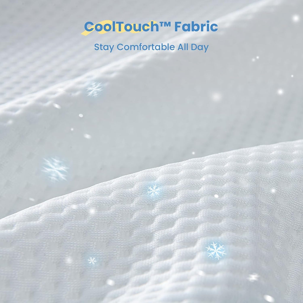 Dual-Sided Crib Mattress 52x27.5x6, Cooling Temperature Balance Removable Cover, Infant Support Foam, CertiPUR-US