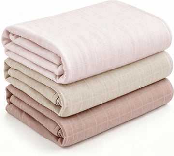 Muslin Swaddle Blanket Viscose-Bamboo: Receiving Wrap for Newborns
