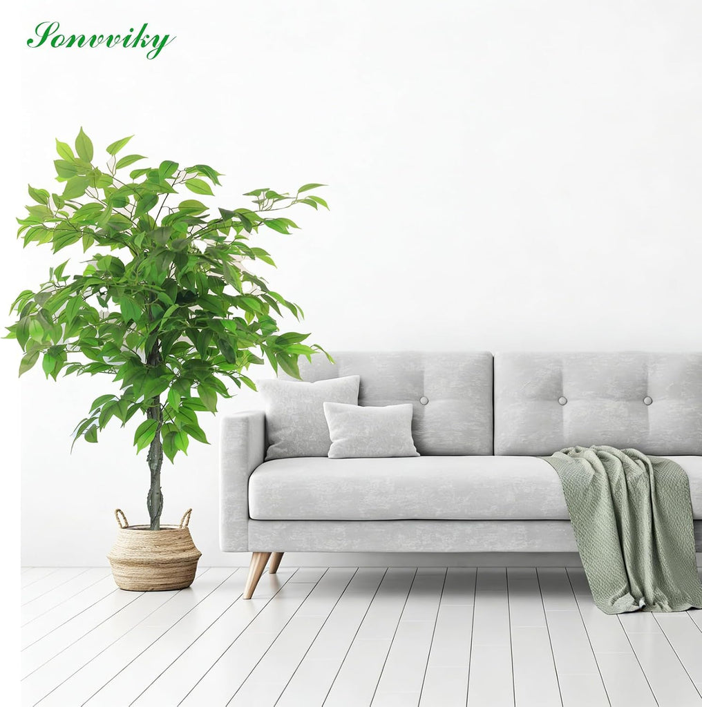 Artificial Trees 4FT Ficus Tree with Exquisite Planter