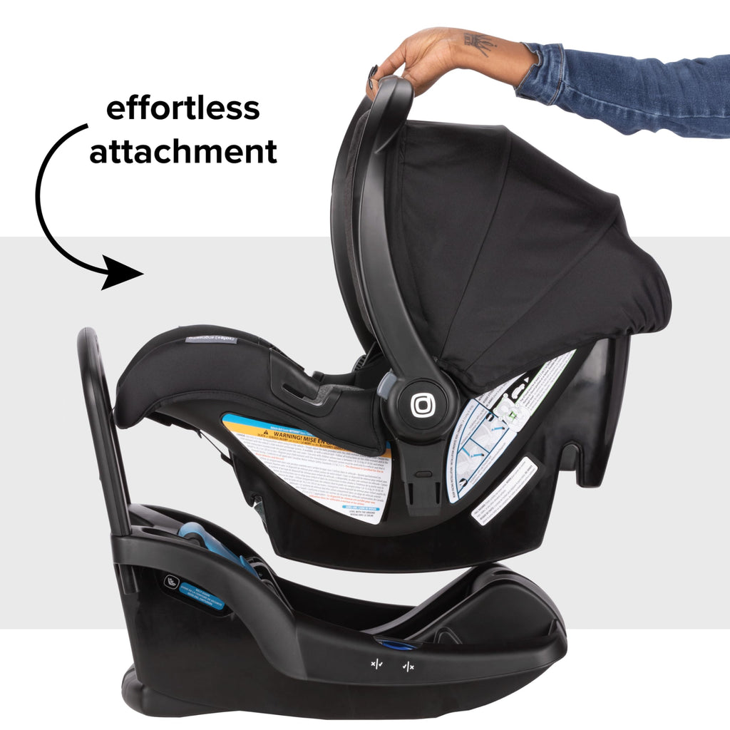 Diono LiteClik 30 R SafePlus Infant Car Seat and Base, Rear-Facing for Infants 4-30lbs, SafePlus Engineering, with