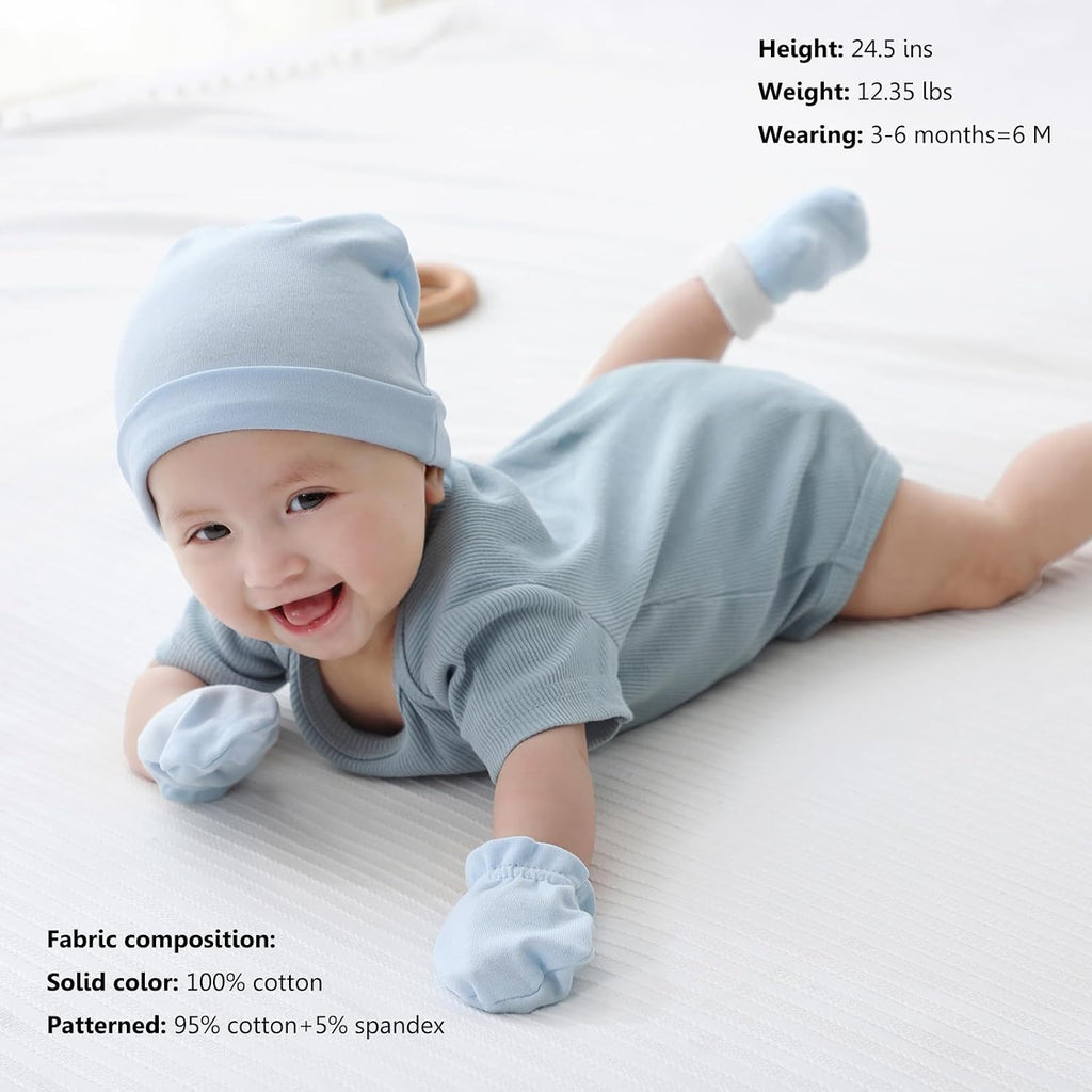 Baby Short Sleeve Bodysuit Cotton One-Piece Baby Clothes Pack