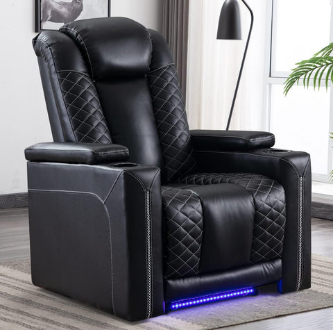 Electric Power Recliner Chairs with USB Ports and Cup Holders