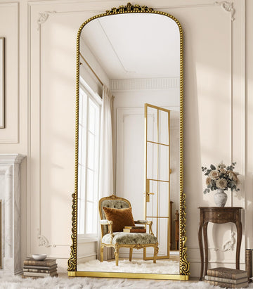 71" x 32" Antique Gold Vintage Full Length Mirror