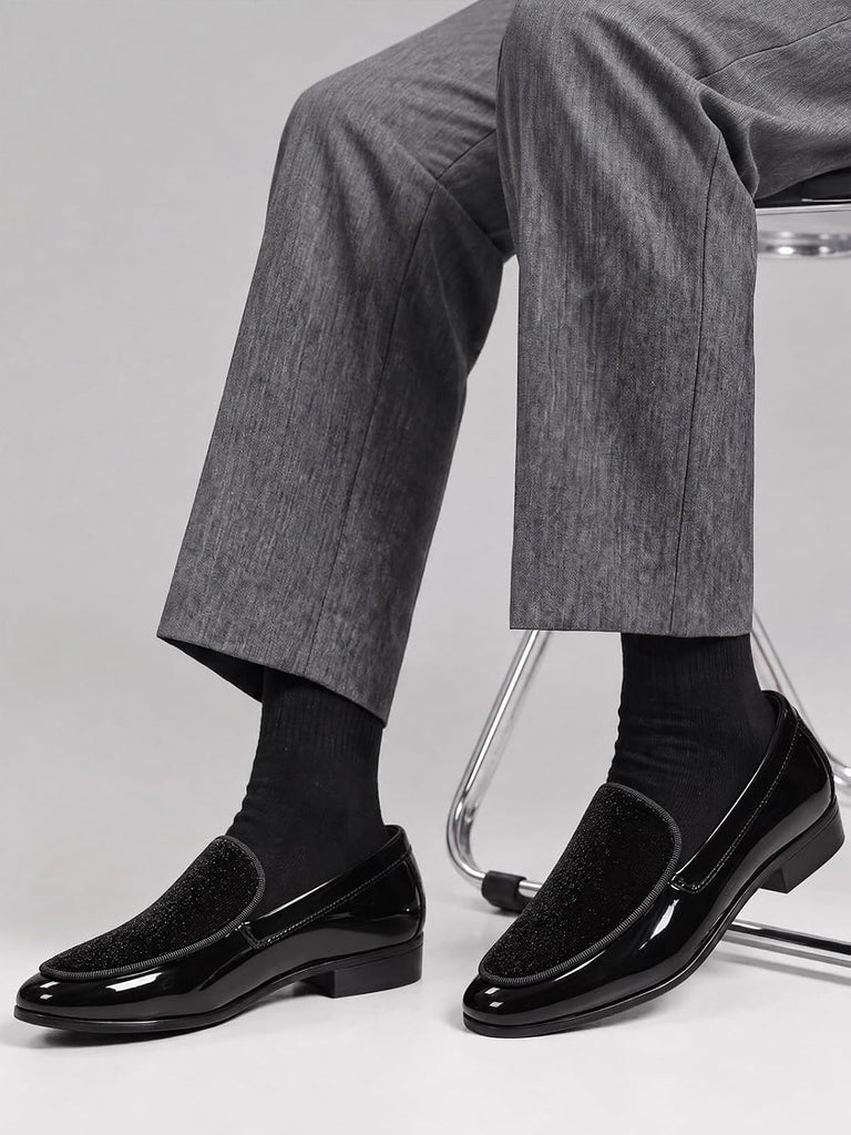 Boys Dress Shoes Slip-On Loafers Formal Church Tuxedo Shoes