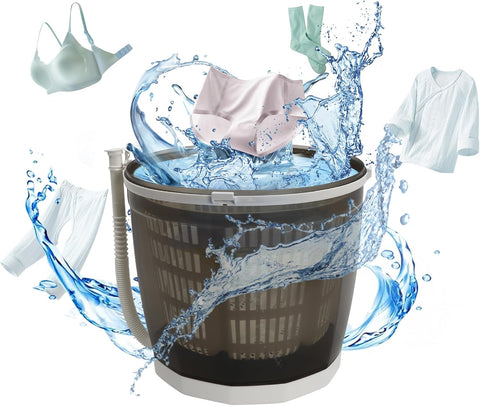 Mini Portable Washing Machine and Dryer,2 in 1 Manual Washing Machine for Clothes Spin Dryer Mini Traveling Outdoor