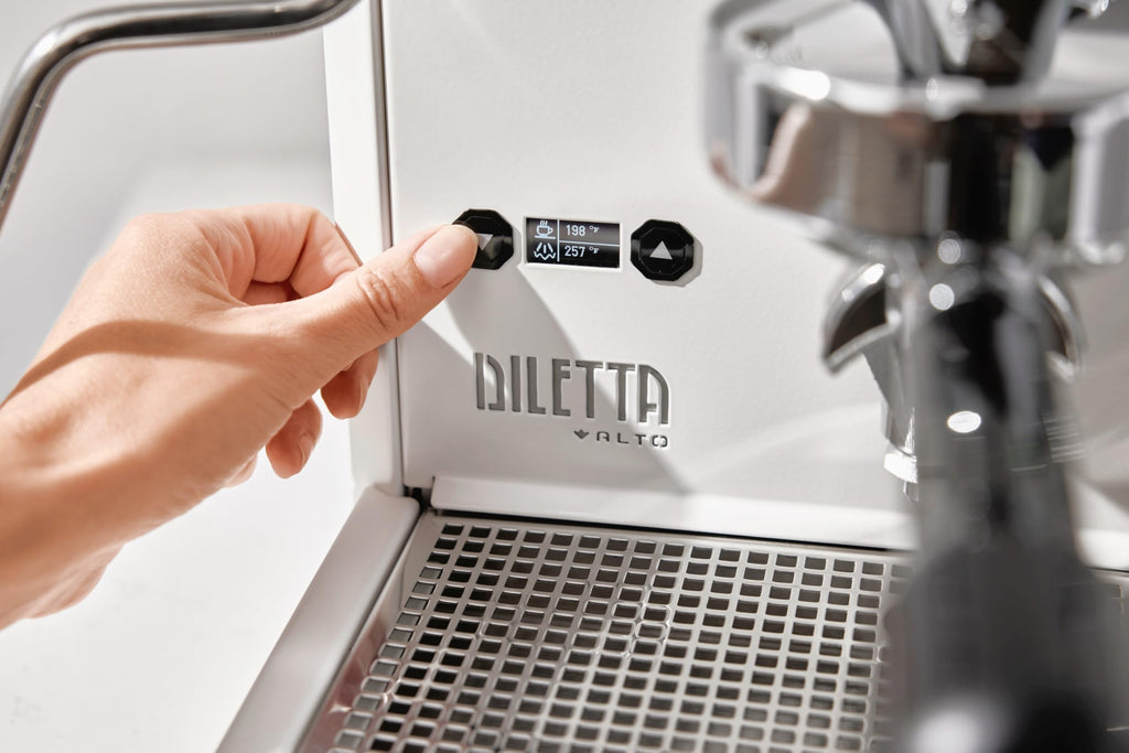 Alto Espresso Machine | Dual Boiler | PID | Shot Timer | Adjustable OPV | (White)