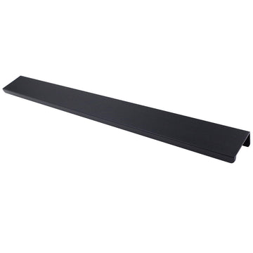 Cabinets Drawers Edge Pulls - 4-Pack, 12" Overall Length, Black, Concealed Tab Pulls Garage Cabinet Drawers
