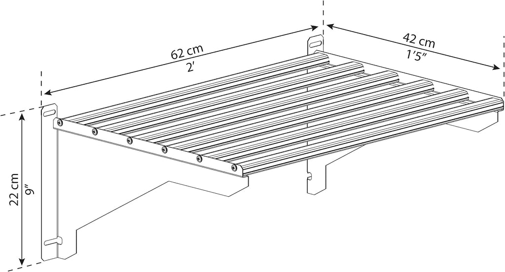 Canopia Four Heavy Duty Shelf Kits for Most Canopia Greenhouses