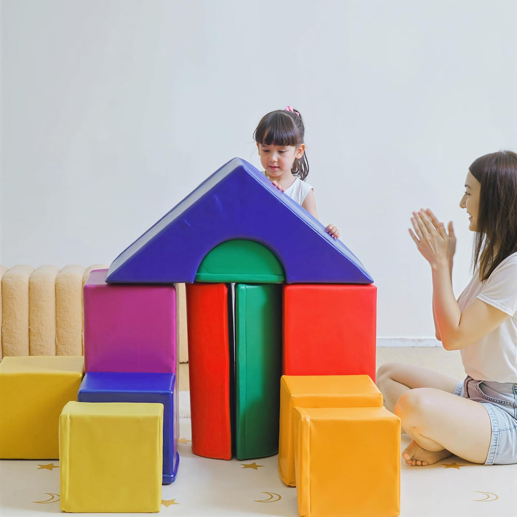 Foam Climbing Blocks for Toddlers Pcs Baby Play Set Assorted