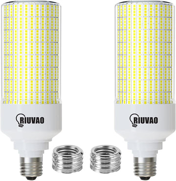 Led Corn Light Bulb 2 Pack, 800W Equivalent 5000K Daylight 12000Lm Super Bright E26/E39 Base 80W Led Bulbs, Replace