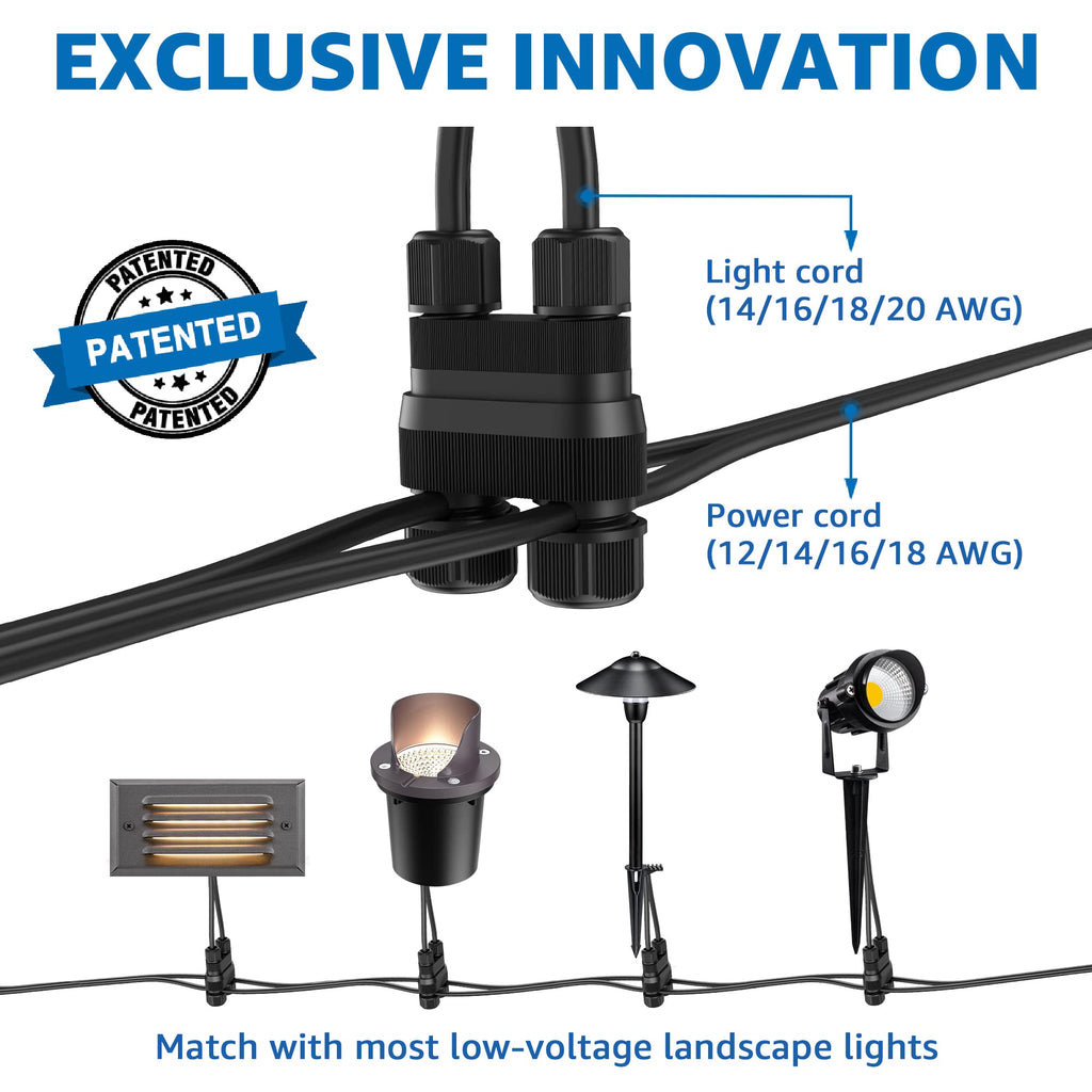 5W Low Voltage Step Lights 6 Inch Outdoor Aluminum Brown, 12-Pack
